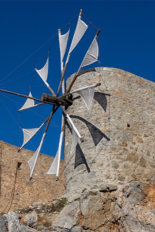 Crete: Lasithi Plateau & Knossos Palace Day Trip - Lunch at Seli with a mountain view