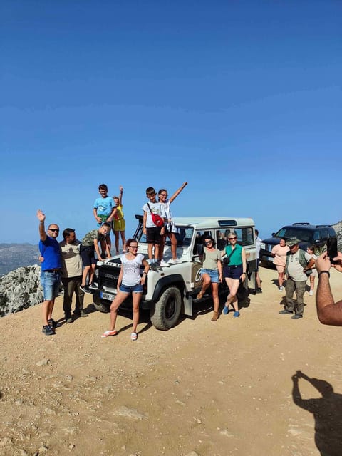 Crete: Lasithi Plateau Zeus Cave Guided Jeep Safari Tour - Krasi, village lanes, and a slower pace