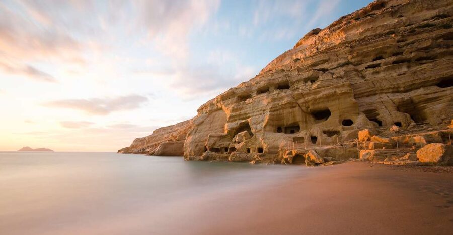 Crete: Matala Beach and Hippie caves, Red beach - Why Matala feels different from a standard beach day