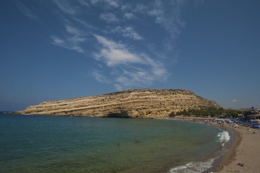 Crete: Matala Beach and Hippie caves, Red beach - Is $41 good value?