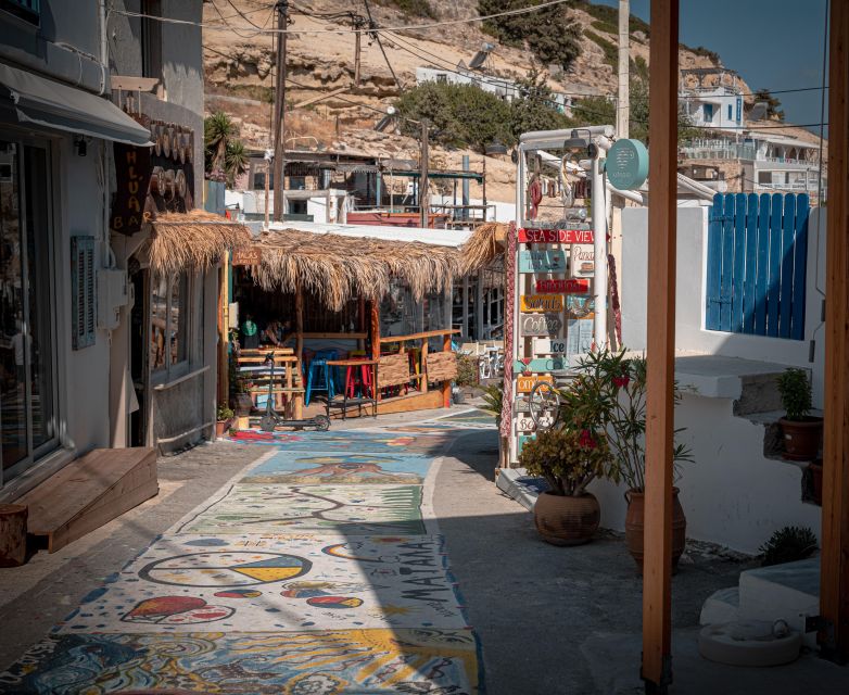 Crete: Matala Hippie Caves - Timing, pickup, and the return journey