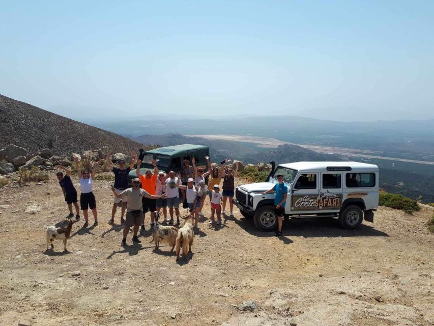 Crete: Milatos Cave Amazonas Zoo Park Jeep Safari Tour - Guides, languages, and the private format