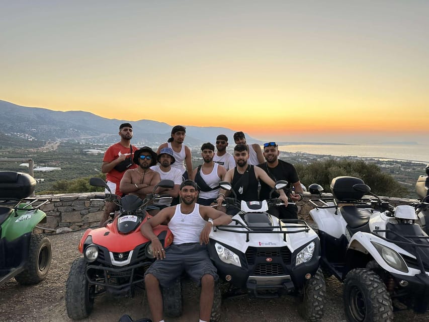 Crete: Off-Road Quad Safari Evening Tour with Hotel Transfer - Key points at a glance