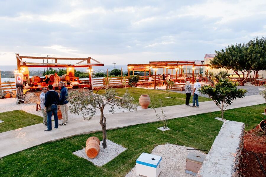 Crete: Olive Oil Factory Tour, Dinner & Traditional Dancing - The honey demonstration gives the evening a second focus