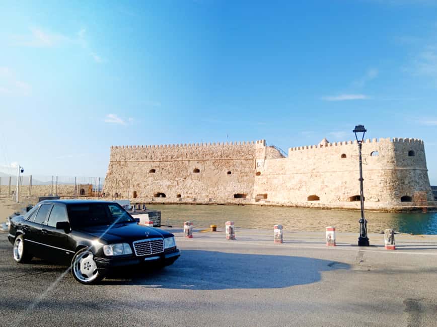Crete: Private Tour with Classic Mercedes/ Choose a Daytrip - Route four: Knossos, Spilia, the Archaeological Museum, and Heraklion