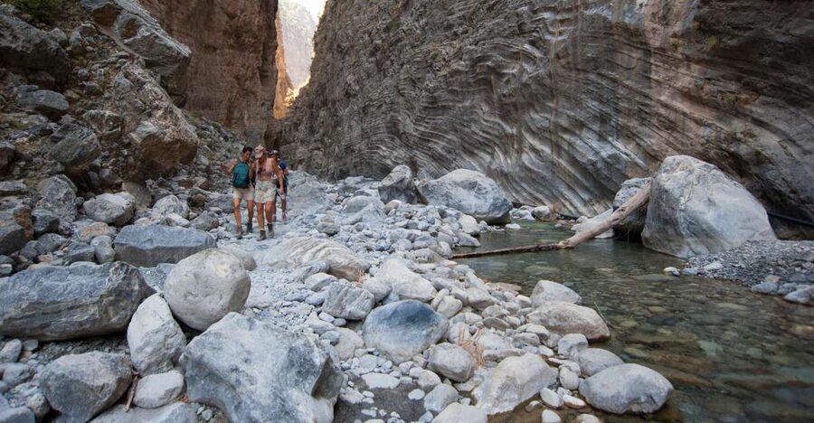 Crete: Samaria Gorge Hike - Following the old Taras River route