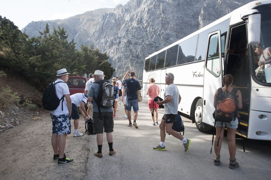 Crete: Samaria Gorge Hike - The abandoned village of Samaria