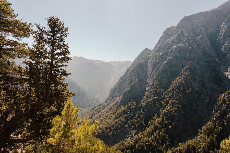 Crete: Samaria Gorge Hiking - Walking beside the Taras River