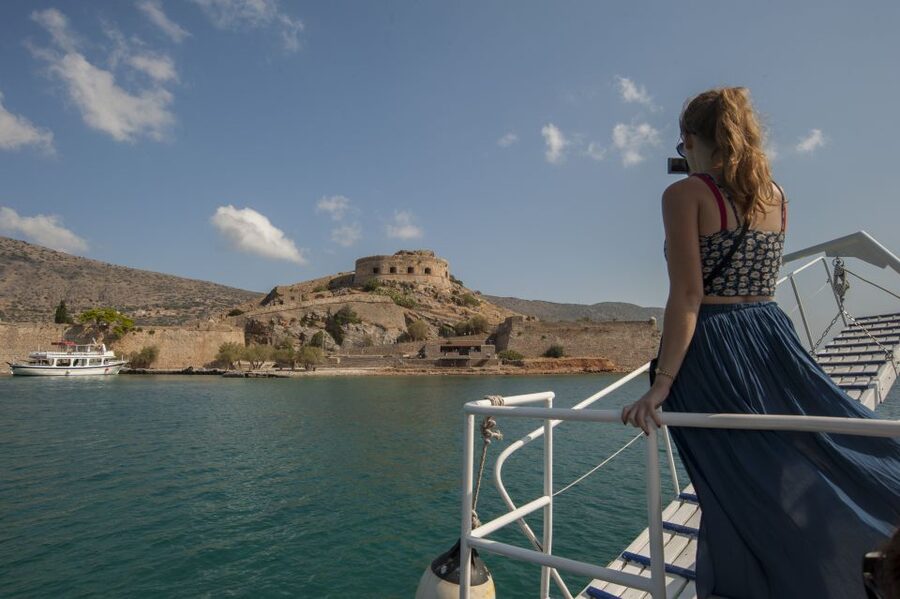 Crete: Spinalonga, Agios Nikolaos and Elounda with BBQ Lunch - Sailing across Mirabello Bay to Spinalonga