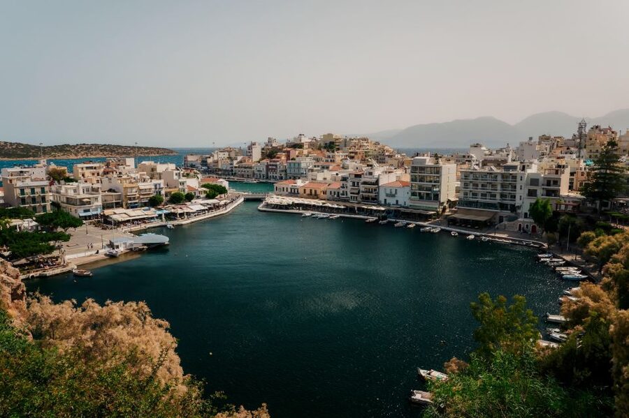 Crete: Spinalonga Boat Tour with BBQ & Agios Nikolaos - Sailing to Spinalonga after the beach