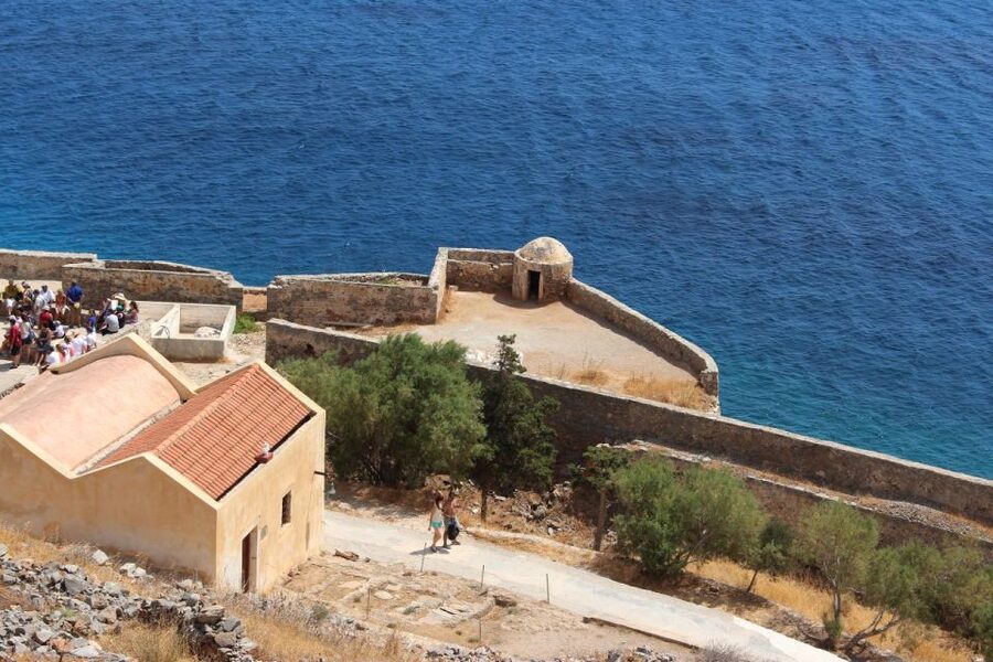 Crete: Spinalonga, Elounda, & Agios Nikolaos Tour w/ Pickup - The boat from Elounda to Spinalonga