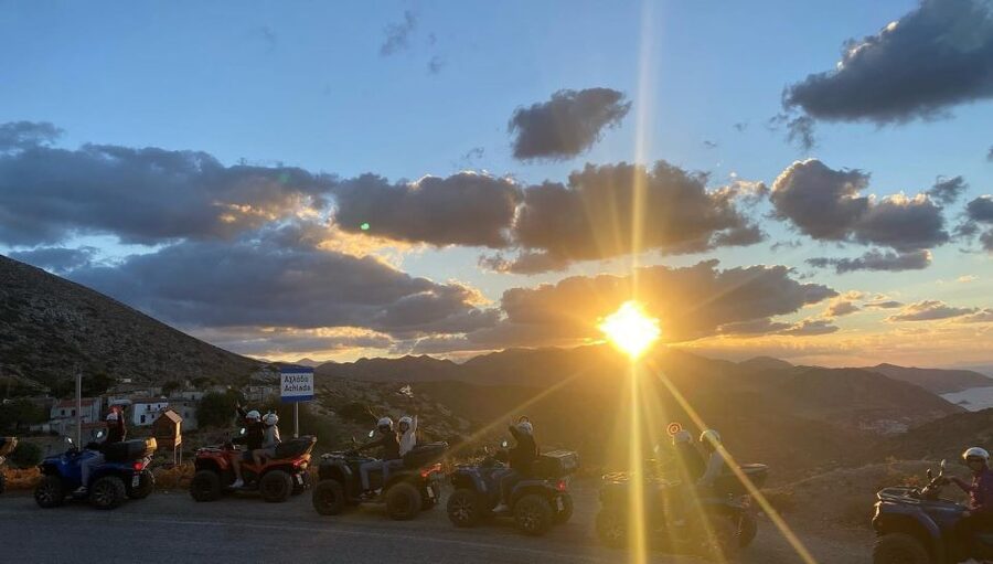 Crete: Sunset or Morning Quad with Local Products Tasting - A driving lesson before the countryside ride