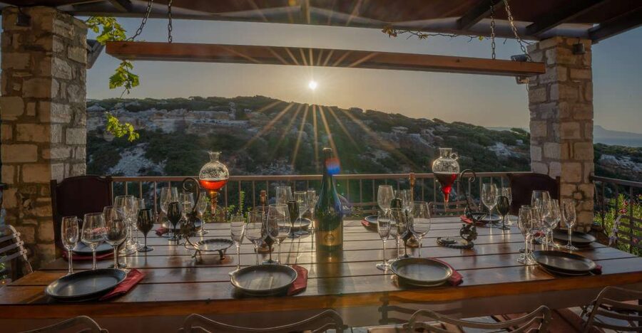 Crete: Unique Wine & Food Experience Inside a Cretan Gorge - Four hours of food, wine, and conversation