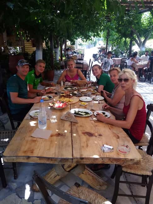 e-Bike Cycling Tour to Arkadi Monastery with Lunch included - Arsani Monastery and the turn into olive country
