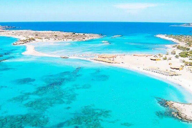 Elafonissi Beach Tour from Chania with stop in Elos Village - Four hours beside the shallow Elafonissi lagoon