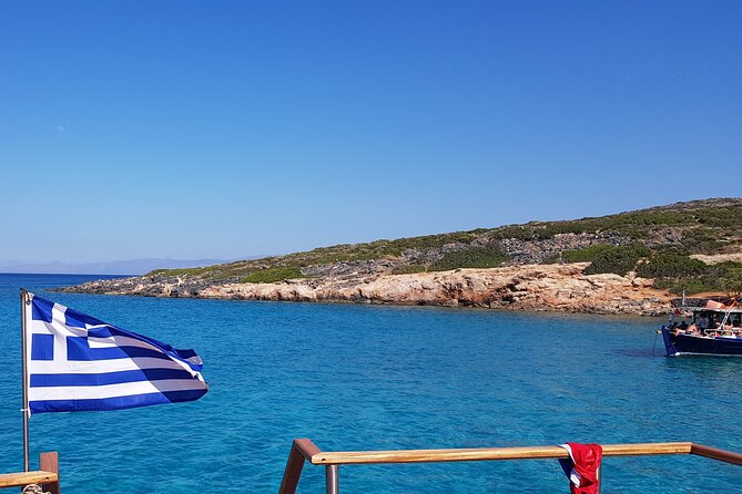 Elounda Boat Trip-The Authentic - Boarding at Elounda and settling into the boat