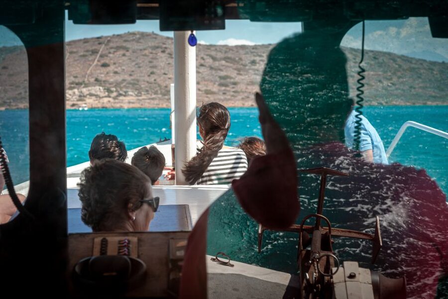 Elounda: Spinalonga Guided Boat Tour with BBQ and Swimming - Food, languages, and group comfort