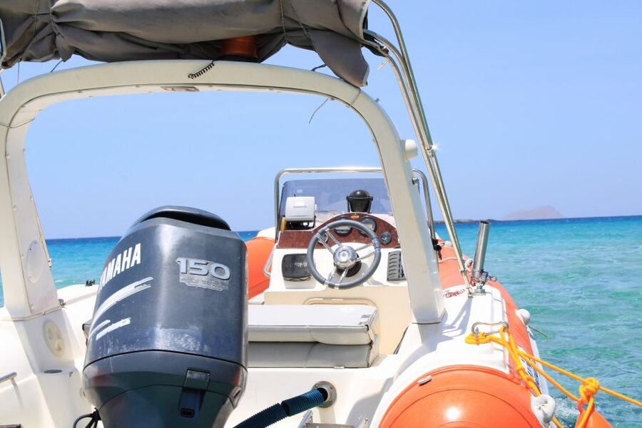 Falasarna: Balos Beach & Gramvousa Island Private RIB Cruise - The 30-minute ride to Gramvousa