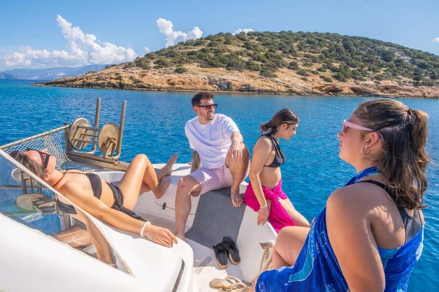 Fishing Trips Agios Nikolaos - A swim in a turquoise cove