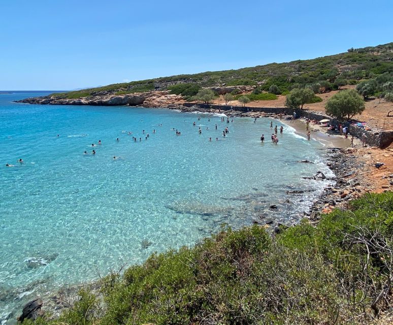 From Ag. Nikolaos: Spinalonga & Kolokytha Cruise with Lunch - Kolokytha Beach and the turquoise water