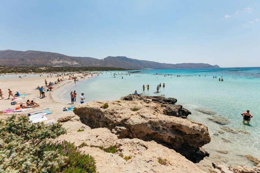 From Chania: Day Trip to Elafonisi Island Pink Sand Beach - A long but scenic road to Elafonisi