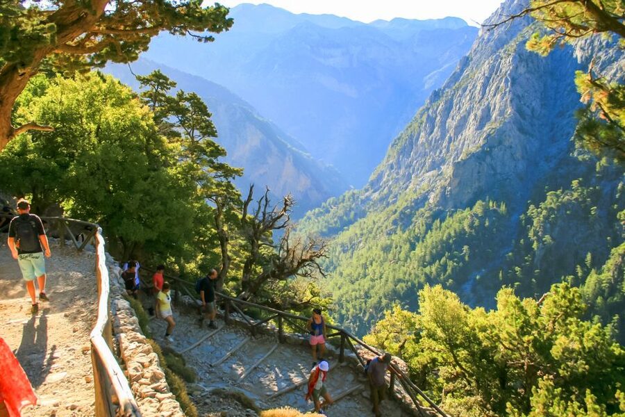 From Chania: Full-Day Samaria Gorge Trek Excursion & Guide - Ferry views from Agia Roumeli to Sougia