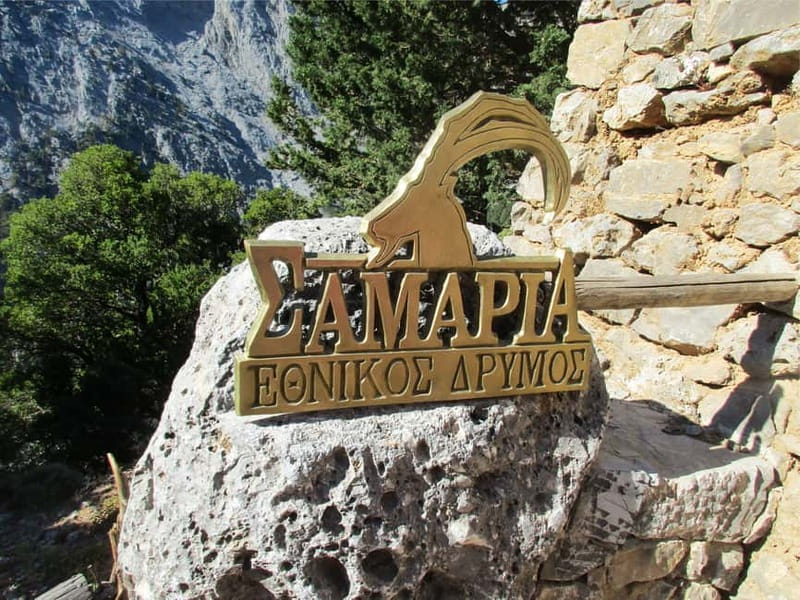 From Chania: Full-Day Samaria Gorge Trek Excursion & Guide - Entering Samaria Gorge on a 4,000-foot trail