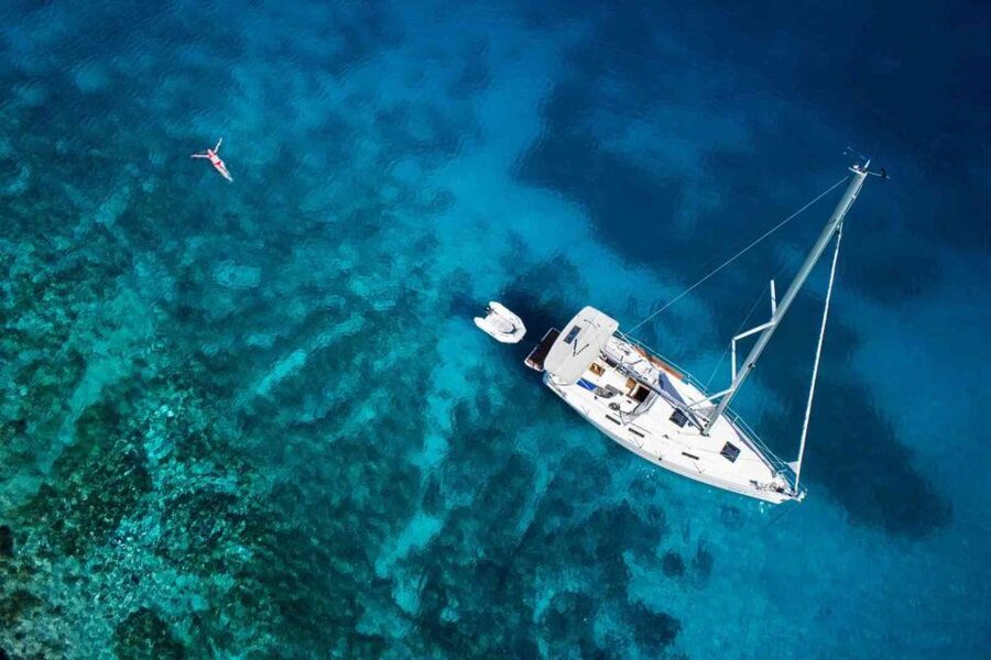 From Chania: Fully Private Sailing Cruise with Meal & Drinks - Leaving Souda Bay and finding your sea legs