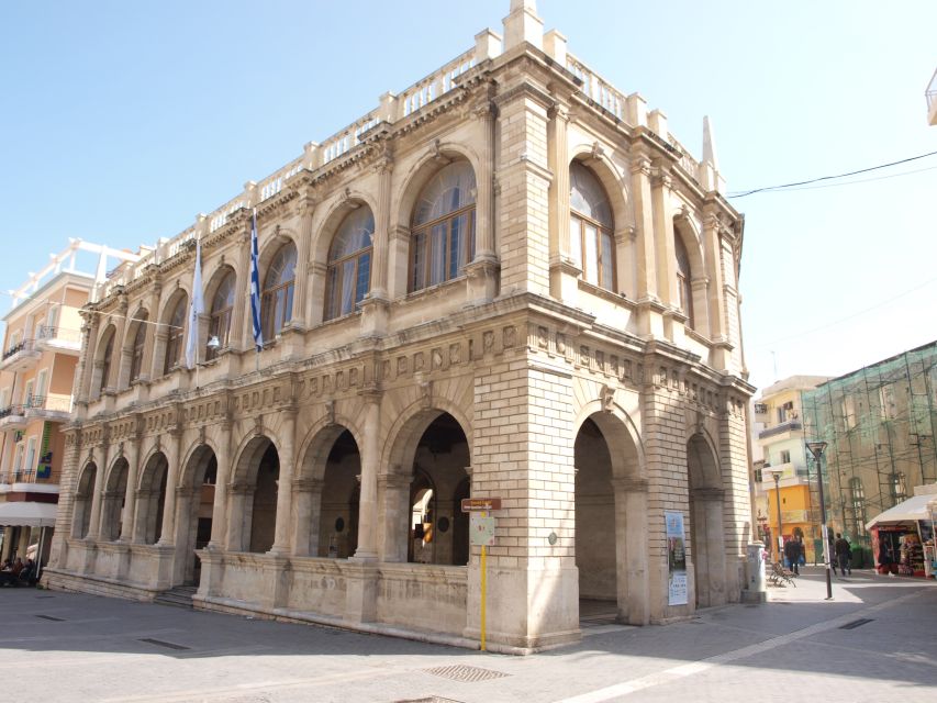 From Chania: Knossos Palace and Heraklion Full-Day Tour - Rethymno old town on the way back