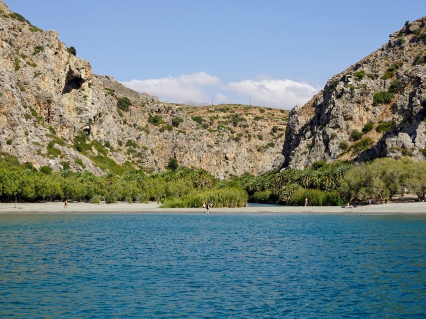 From Chania: Preveli Palm Beach Day Tour - Plakias is the practical lunch stop