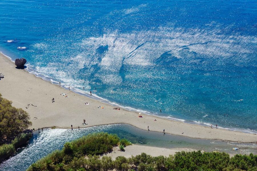 From Chania: Preveli Palm Beach Day Tour - Kourtaliotis Gorge closes the day well