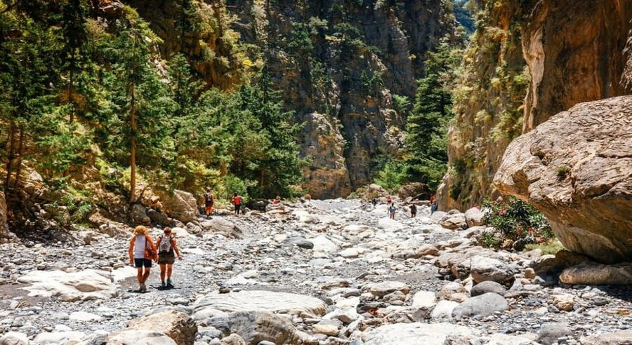 From Chania/Rethymno: Samaria Gorge Easy Way - Pickup from Chania and Rethymno