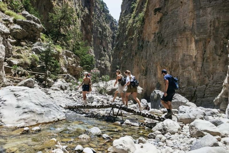 From Heraklion,Agia Pelagia,Malia: Samaria Gorge Guided Trip - Starting the hike in the White Mountains