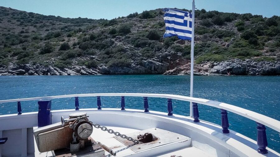 From Heraklion: Elounda, Kolokitha, and Spinalonga Boat Trip - Skistra beach: your first proper swim break