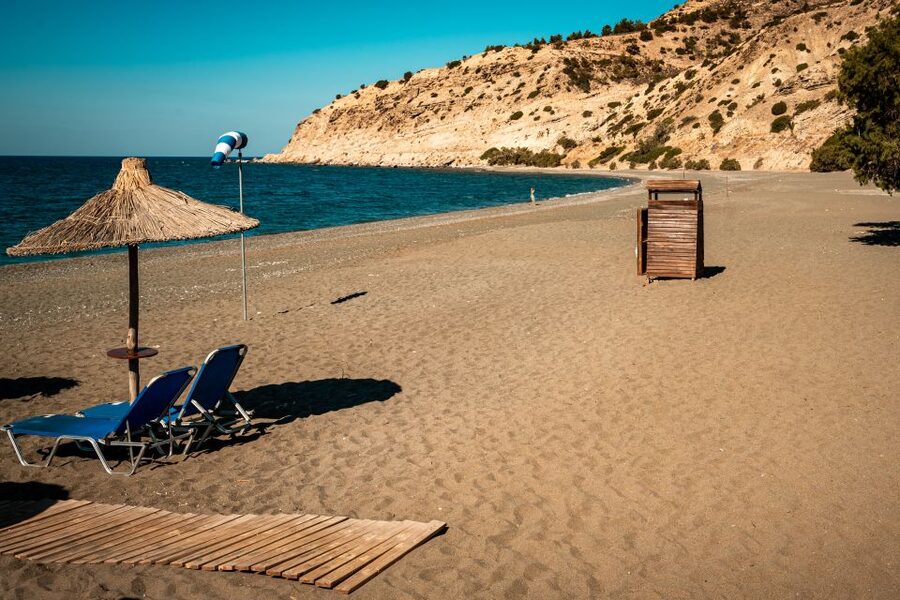 From Heraklion: Kritsa & Myrtos Villages East & South Crete - Two and a half hours at Myrtos Beach