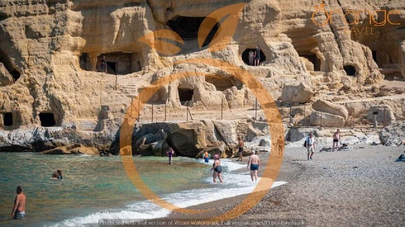 From Heraklion : Matala- Hippie's Beach Half-Day Tour - Arriving at Matala Beach