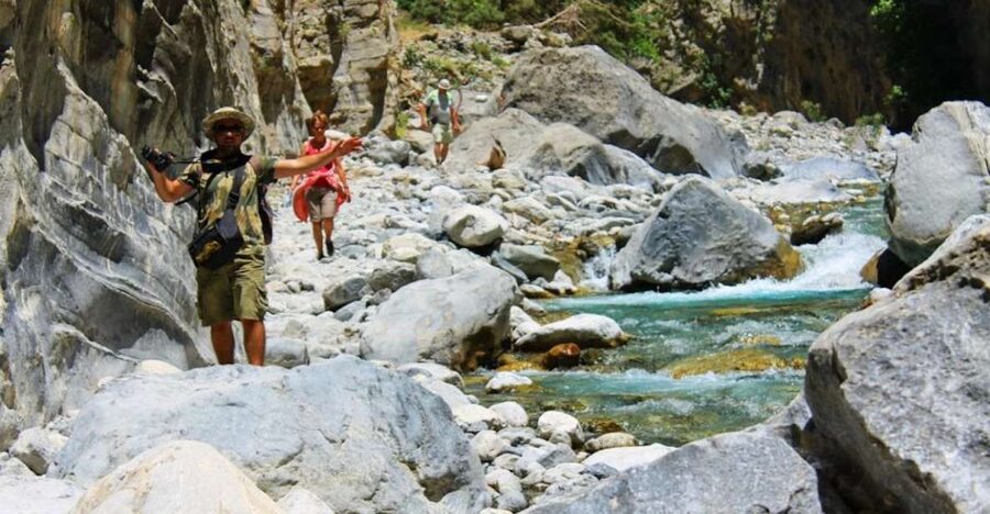From Heraklion: Samaria Gorge & Agia Roumeli Hiking Day Trip - Reaching Agia Roumeli and the Libyan Sea