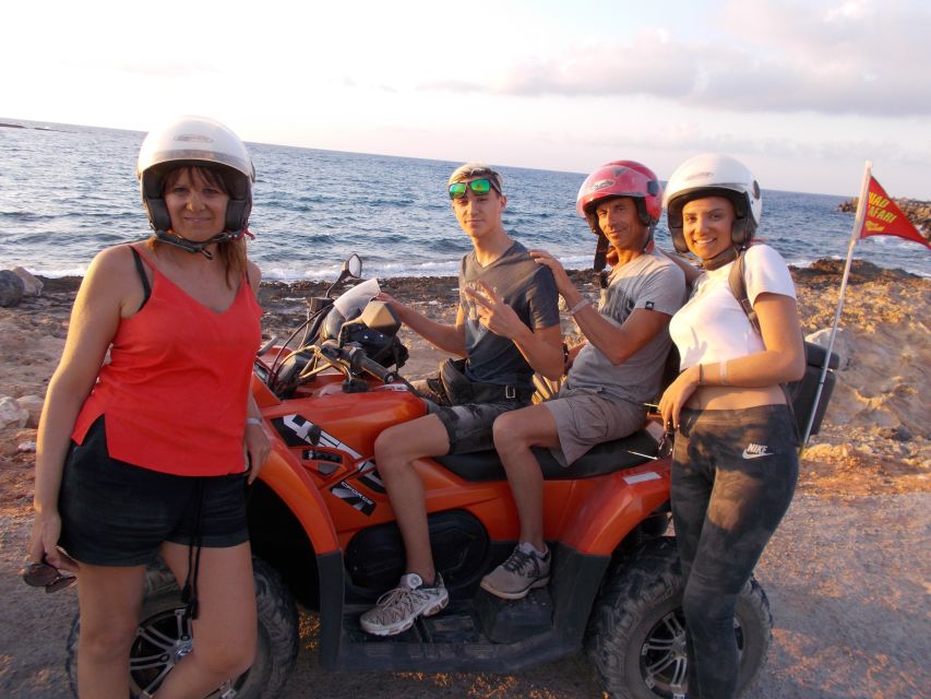 From Hersonissos/Malia: Guided Sunset Quad Safari - Pickup from Malia, Hersonissos, and nearby resorts