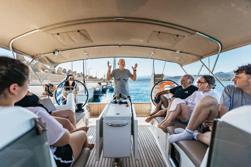 From Kissamos: Balos Gramvousa Sailing Cruise with Lunch - Lunch, cabins, and the comforts that matter