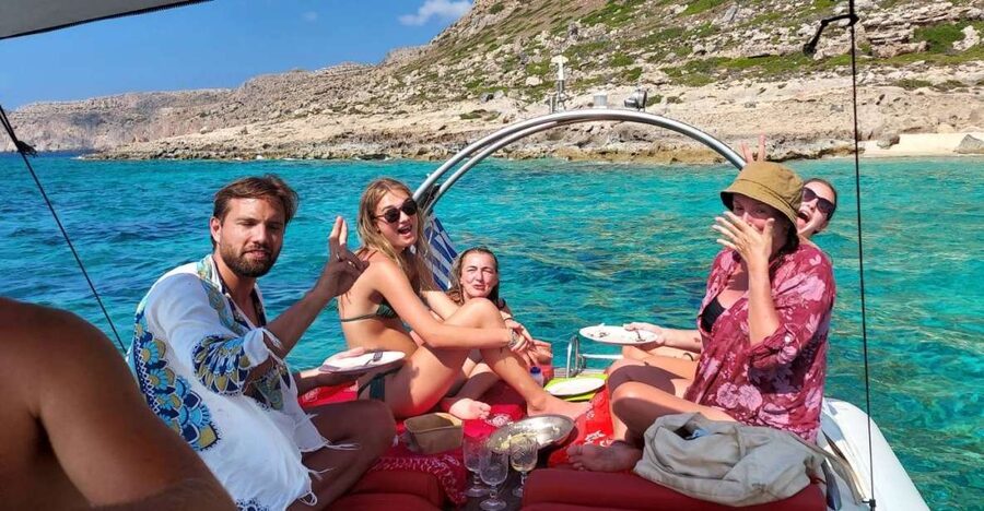 From Kissamos Port: Balos and Gramvousa Private RIB Cruise - What the skipper and boat add