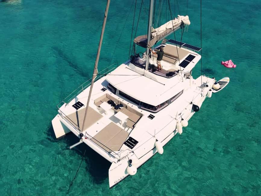 From Panormo: Luxe All-Inclusive Catamaran Cruise with Lunch - The 100-Minute Sail to Bali Bay
