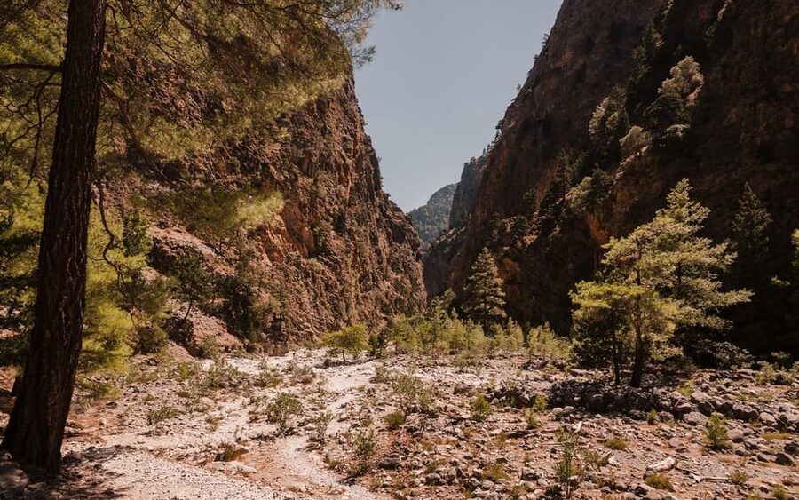 From Panormo or Lavris: Samaria Gorge Hike with Guide - Keeping your pace on a demanding trail