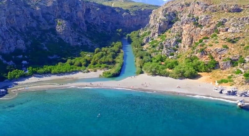 From Rethymno/Chania: Day Trip to Preveli Palm Beach - Kourtaliotiko Gorge and the return route