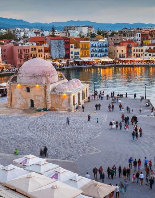 From Rethymno: Day trip to CHANIA CITY - KOURNAS LAKE - Chania’s old town, market, and Venetian harbor