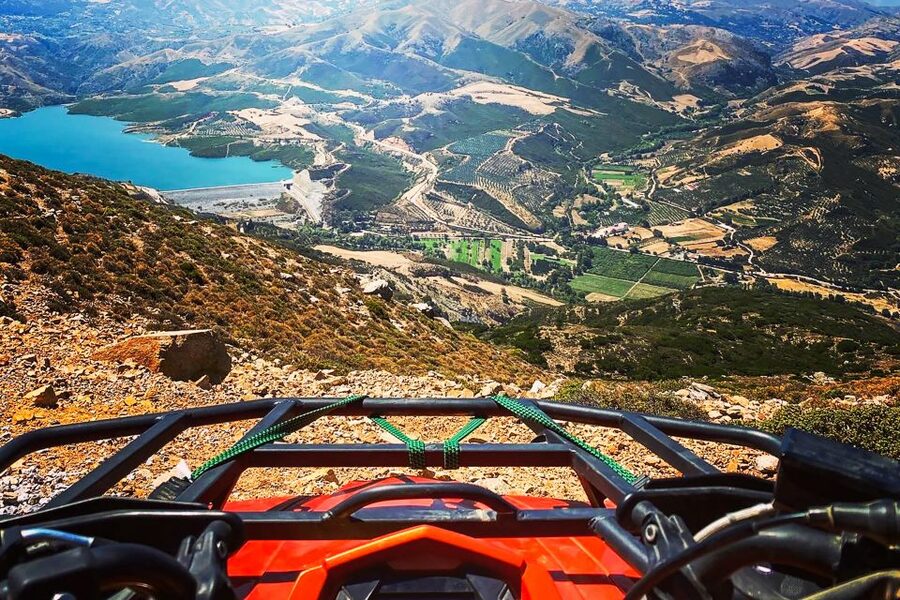 From Rethymno: Half-Day Quad Bike Safari - Coffee at Café Gidospito above Lake Potami