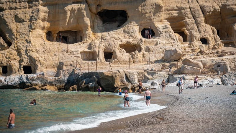 From Rethymno: Matala , Agia Galini and Spili Tour Day Trip - Leaving Rethymno for Agia Galini