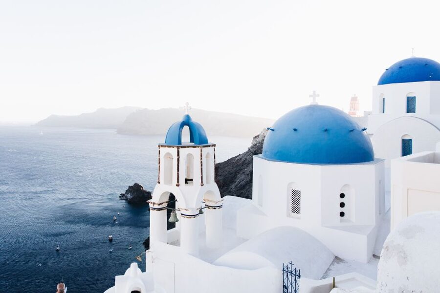 From Rethymno Port: Day Tour to Santorini - Reaching Thiras port and joining the coach