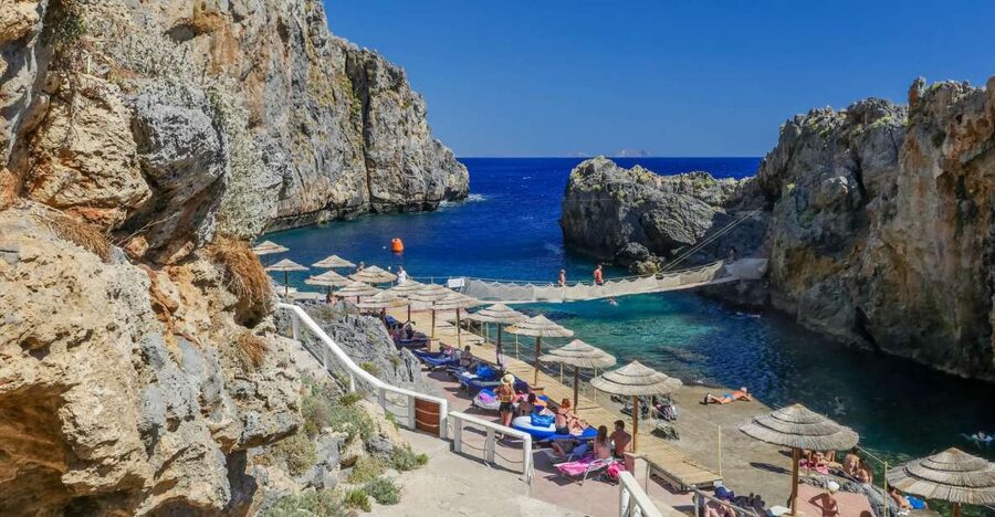 From Rethymno private full day tour to the south - Plakias lunch: the right place to end the active part
