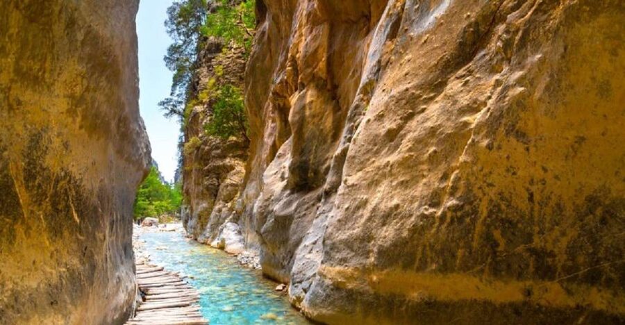 From Rethymno: Samariá Gorge Full-Day Hike - Starting at the wooden staircase in Omalos