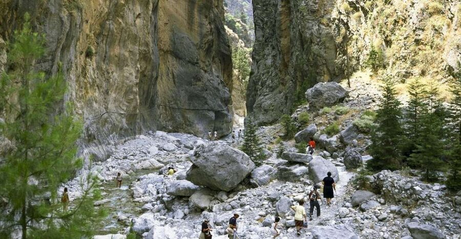From Rethymno: Samaria Gorge Full-Day Trek, Pickup & Guide - Springs, riverbeds, and the narrow gorge